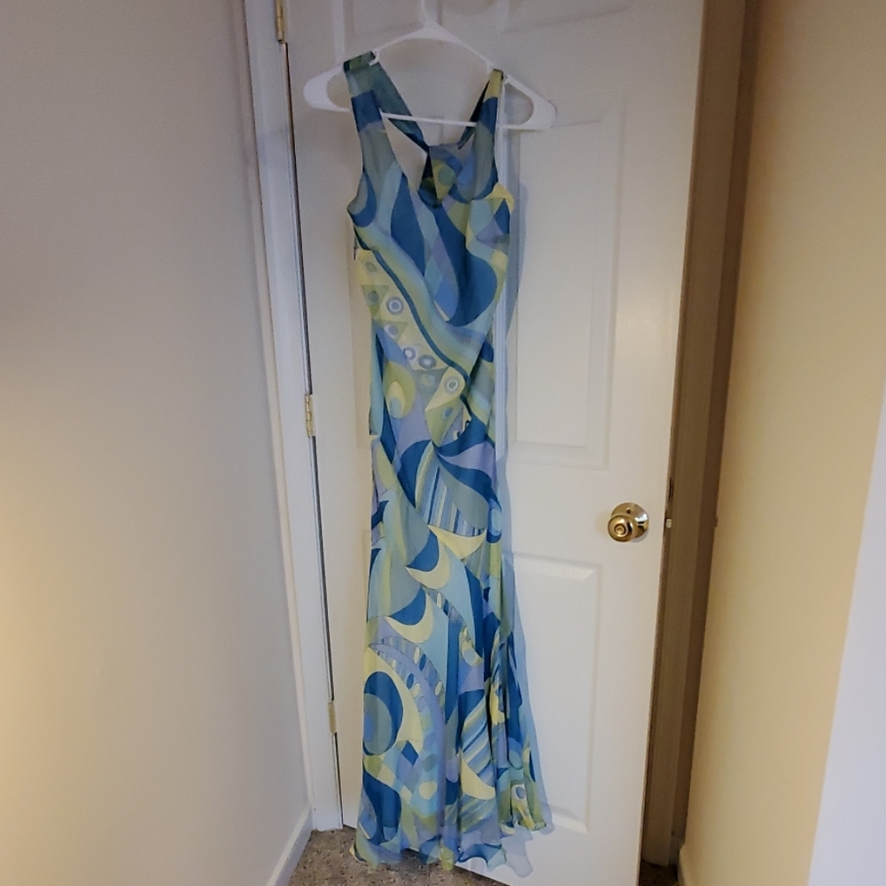 Silk maxi dress